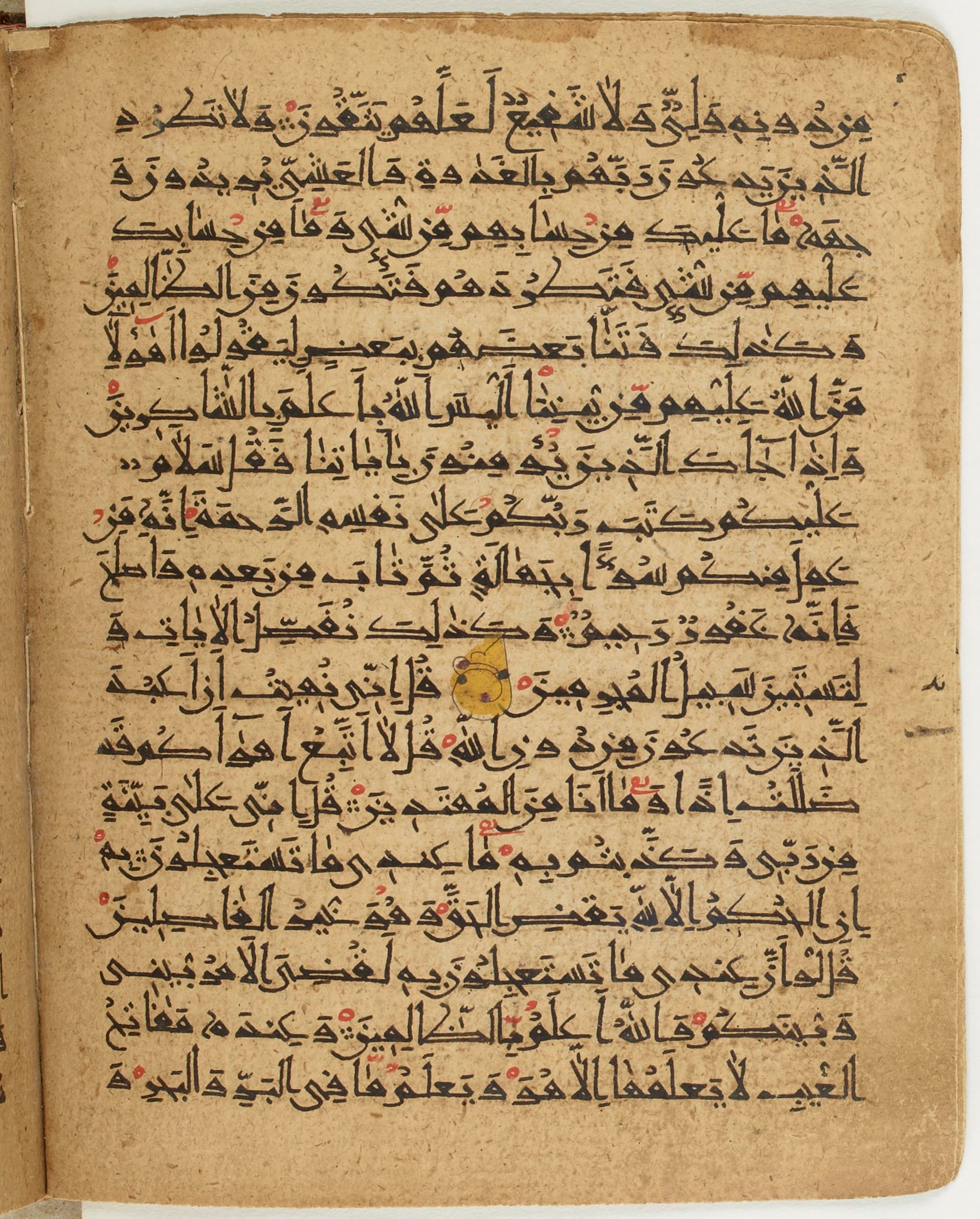 BNF Arabe 6430, in Naskh (NS 1) script, showing Surah 6:53 from 10th Century AD found in Unknown, currently housed at Bibliothèque nationale de France, Paris