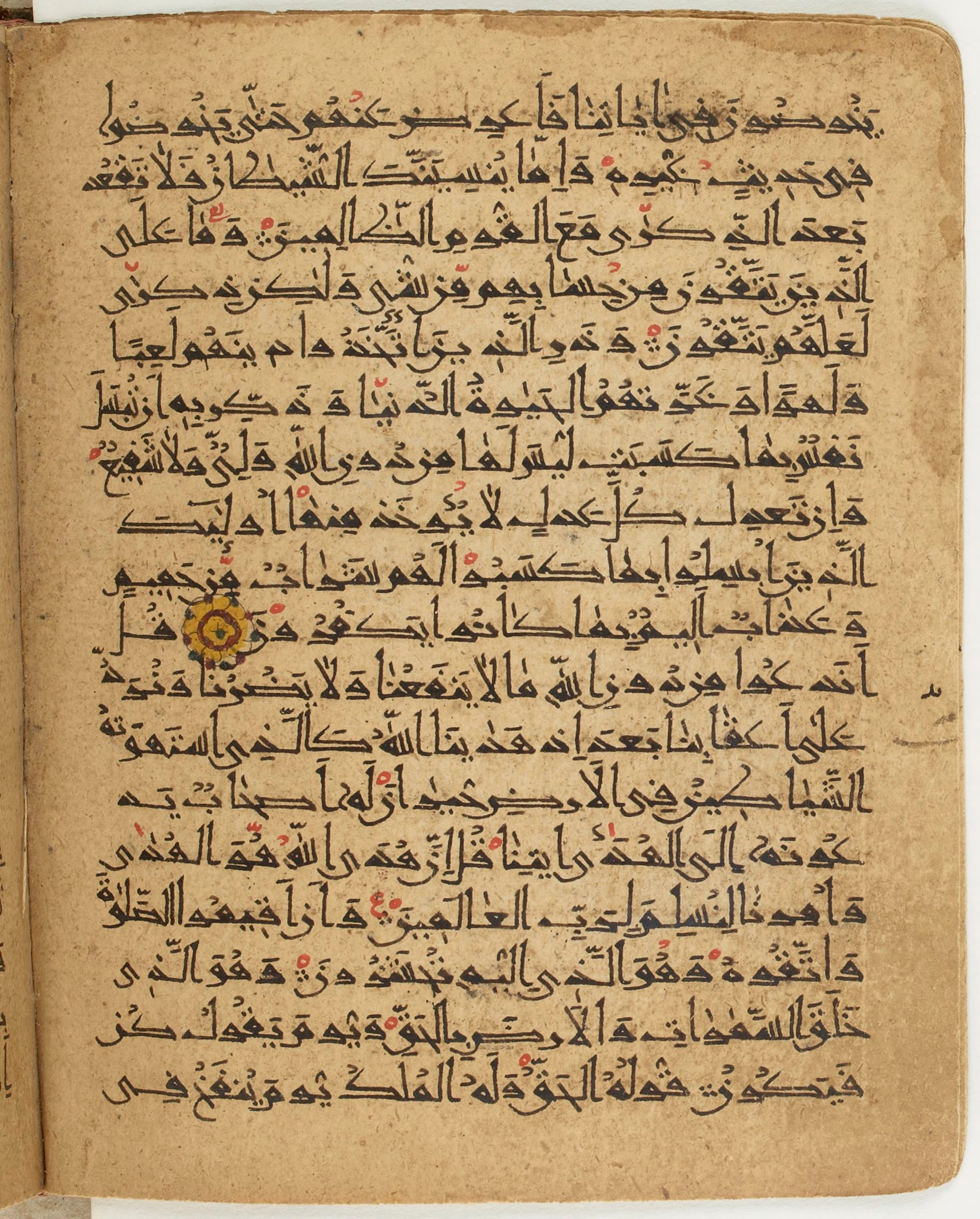 BNF Arabe 6430, in Naskh (NS 1) script, showing Surah 6:71 from 10th Century AD found in Unknown, currently housed at Bibliothèque nationale de France, Paris