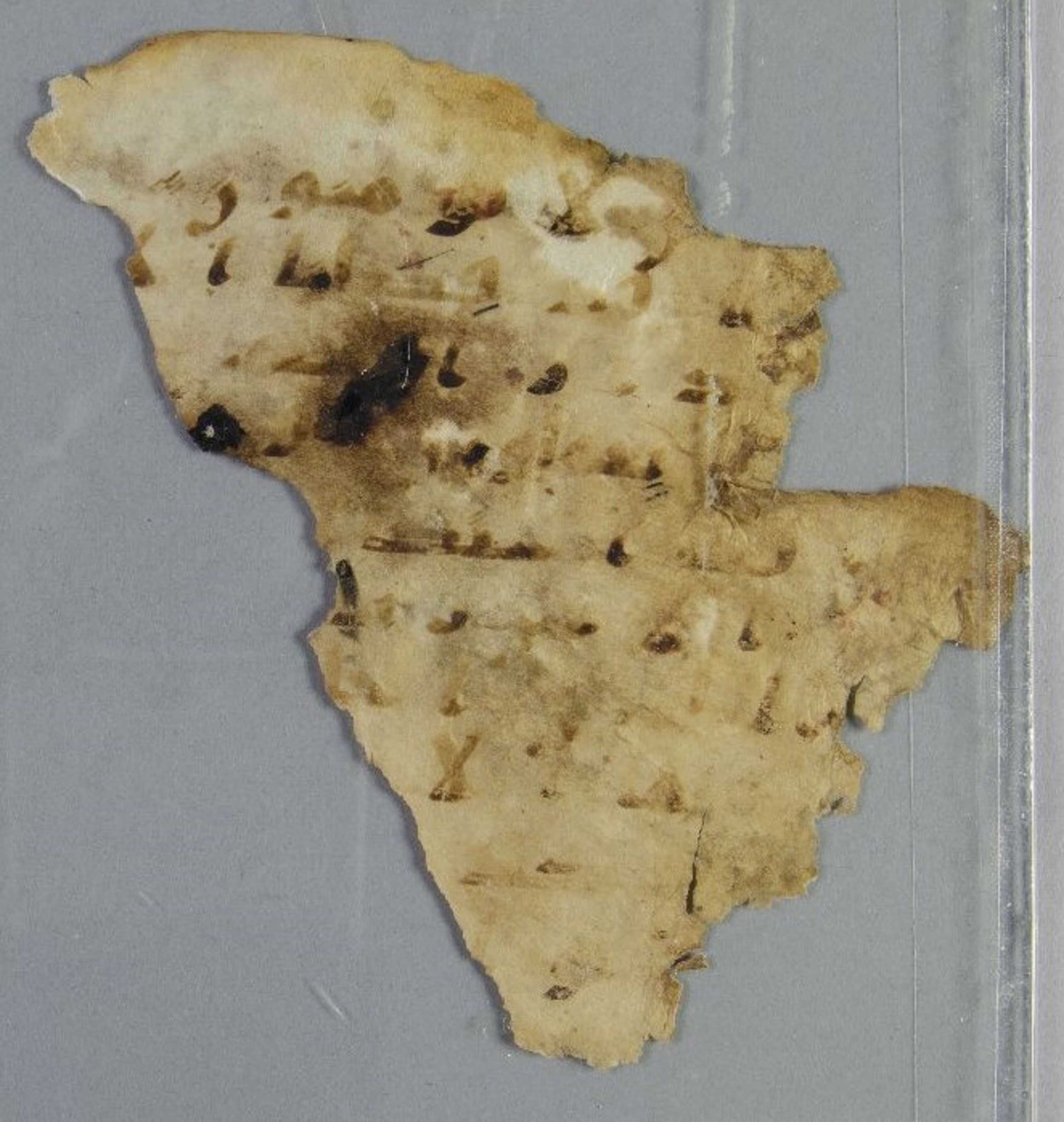 Chicago, Institute for the Study of Ancient Cultures, A 6992, in Ḥiǧāzī IV script, showing Surah 6:128 from 8th Century AD found in Egypt, currently housed at Institute for the Study of Ancient Cultures, Chicago