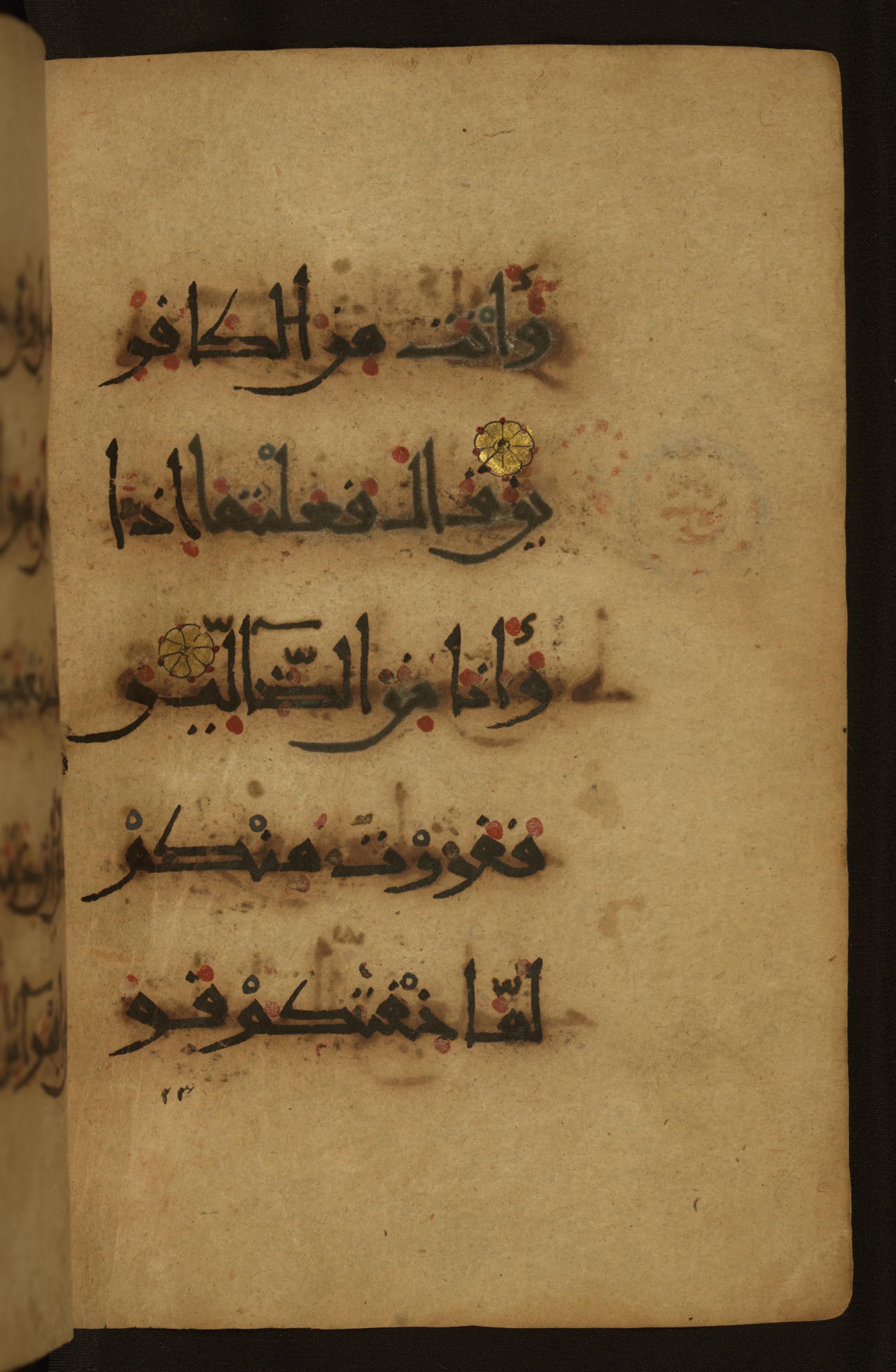 Baltimore, Maryland, The Walters Art Museum, W.555, in New style script, showing Surah 26:20 from 10th to 11th Century AD found in Unknown, currently housed at The Walters Art Museum, Baltimore, Maryland