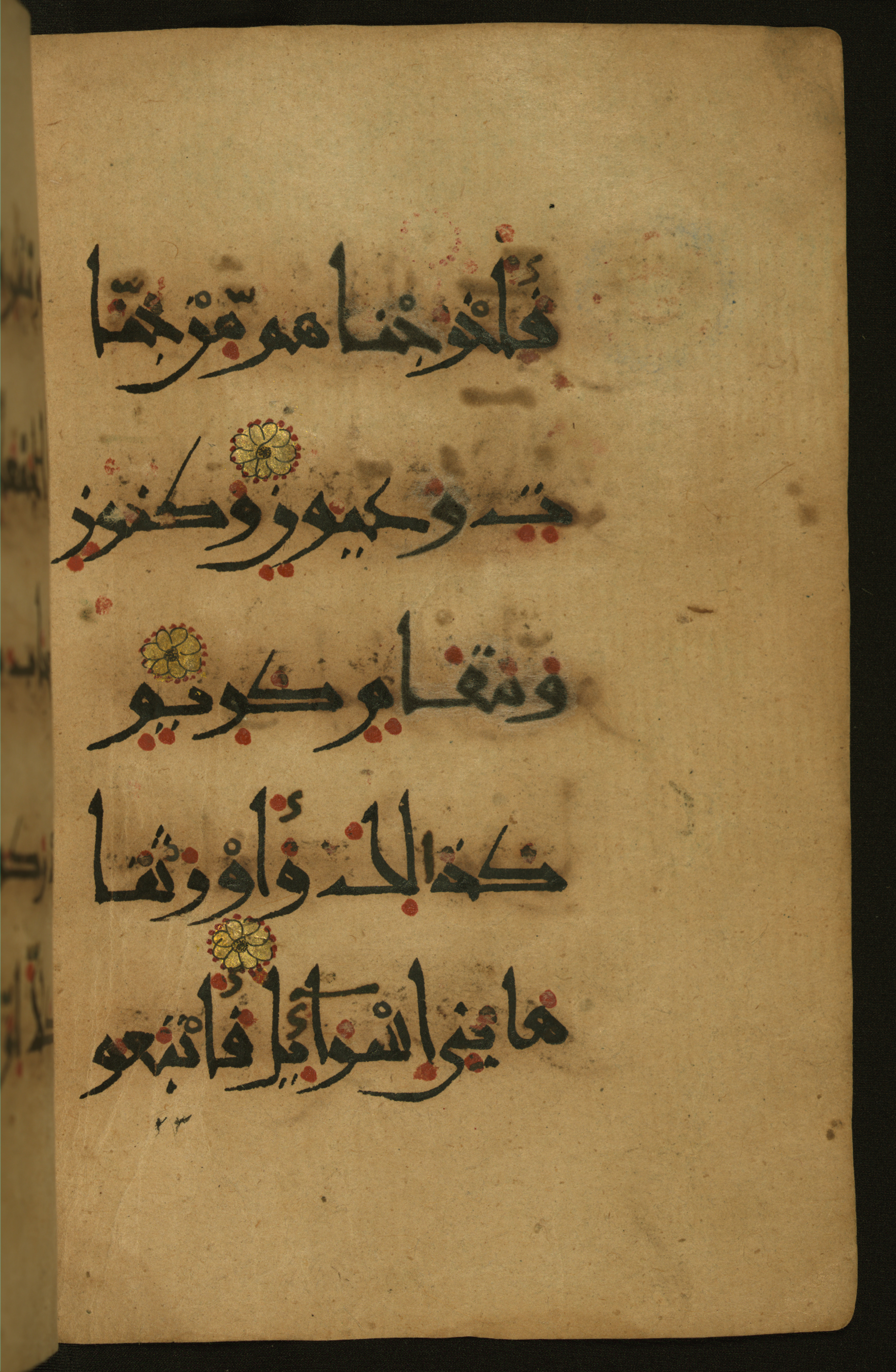 Baltimore, Maryland, The Walters Art Museum, W.555, in New style script, showing Surah 26:58 from 10th to 11th Century AD found in Unknown, currently housed at The Walters Art Museum, Baltimore, Maryland