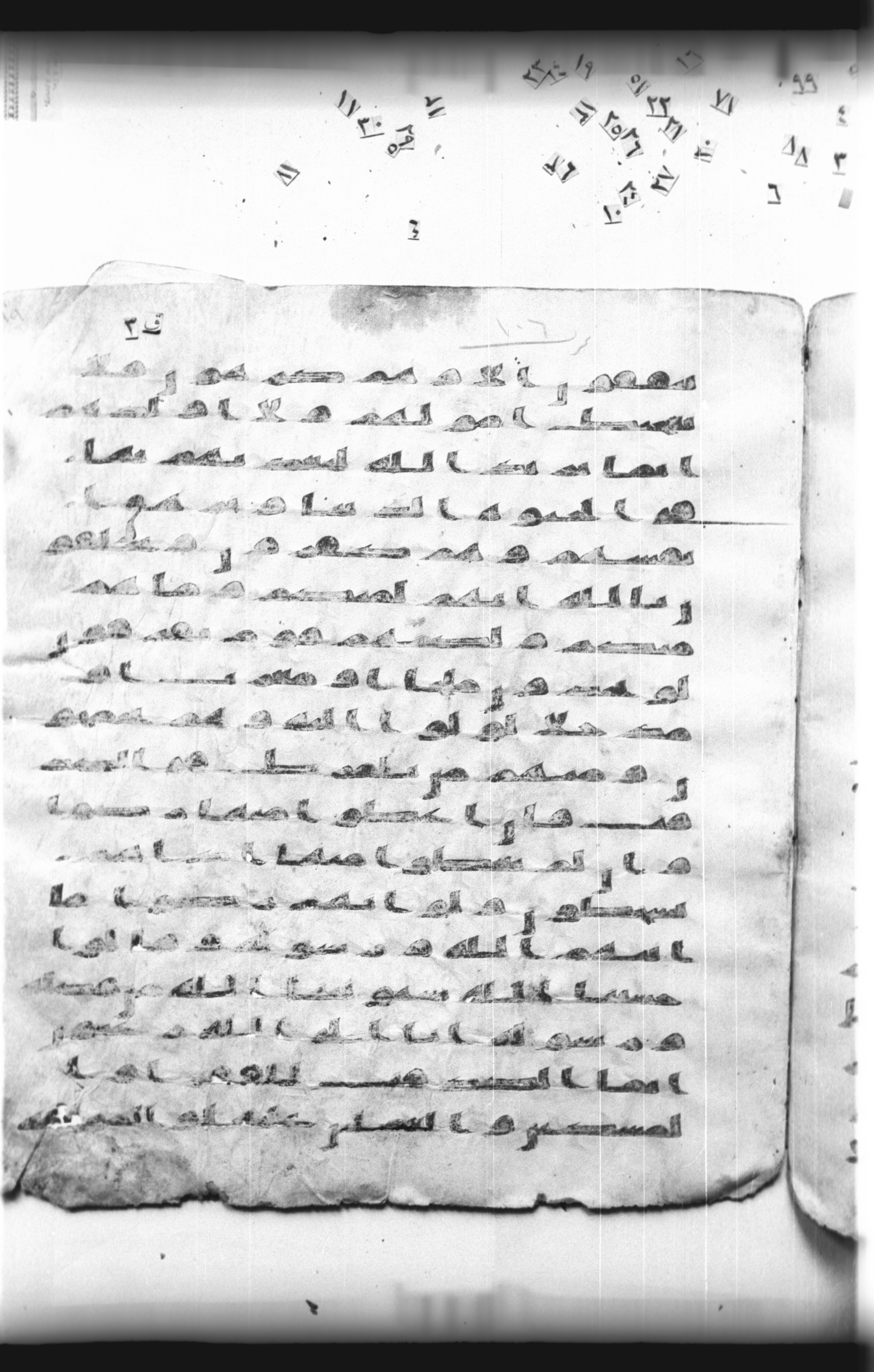 Cairo, Khedivial Library, "qāf 3" (Gotthelf Bergsträßer archives) [maṣā