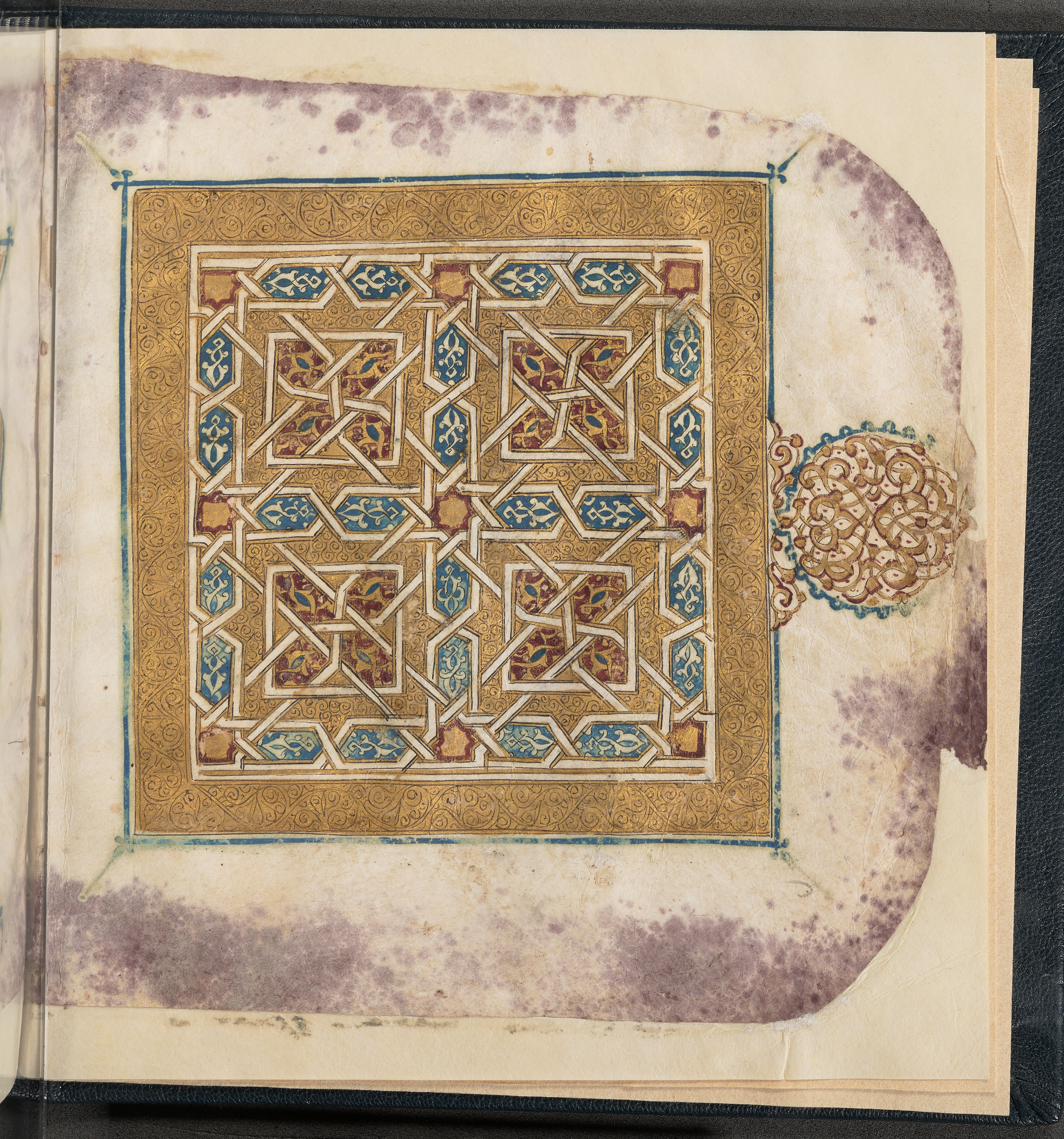 Qatar National Library HC.MS.03150 (Scan 2), in Large Maġribī mabsūṭ script, showing Surah 6:111 from First half of the 14th Century AD found in Northwest Africa (Maghreb) or al-Andalus, currently housed at Qatar National Library, Doha