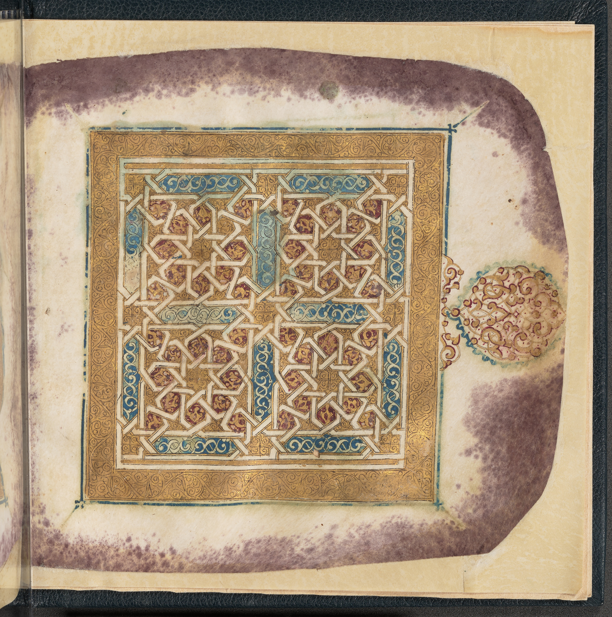 Qatar National Library HC.MS.03150 (Scan 2), in Large Maġribī mabsūṭ script, showing Surah 3:171 from First half of the 14th Century AD found in Northwest Africa (Maghreb) or al-Andalus, currently housed at Qatar National Library, Doha