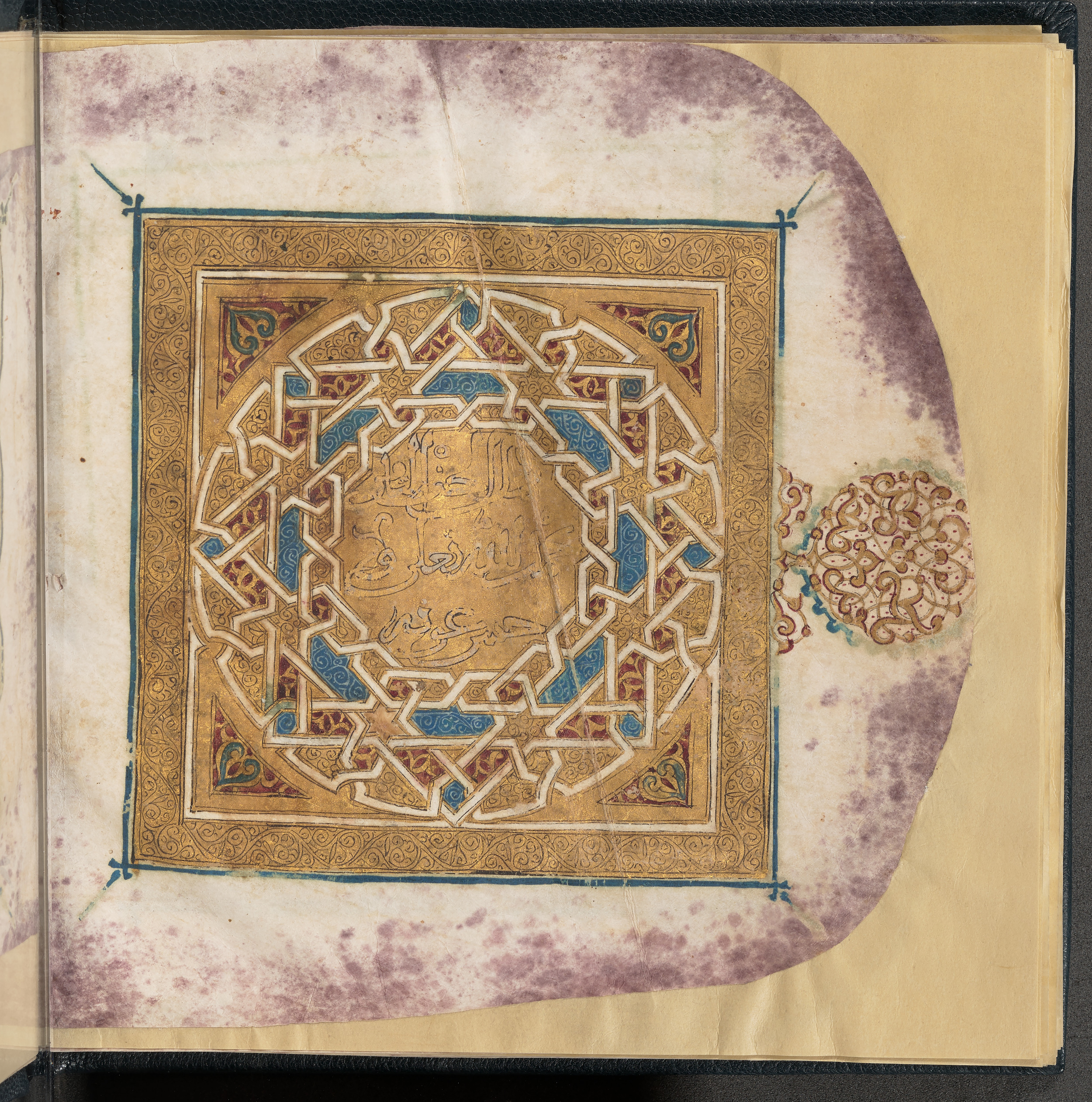Qatar National Library HC.MS.03150 (Scan 6), in Large Maġribī mabsūṭ script, showing Surah 4:23 from First half of the 14th Century AD found in Northwest Africa (Maghreb) or al-Andalus, currently housed at Qatar National Library, Doha