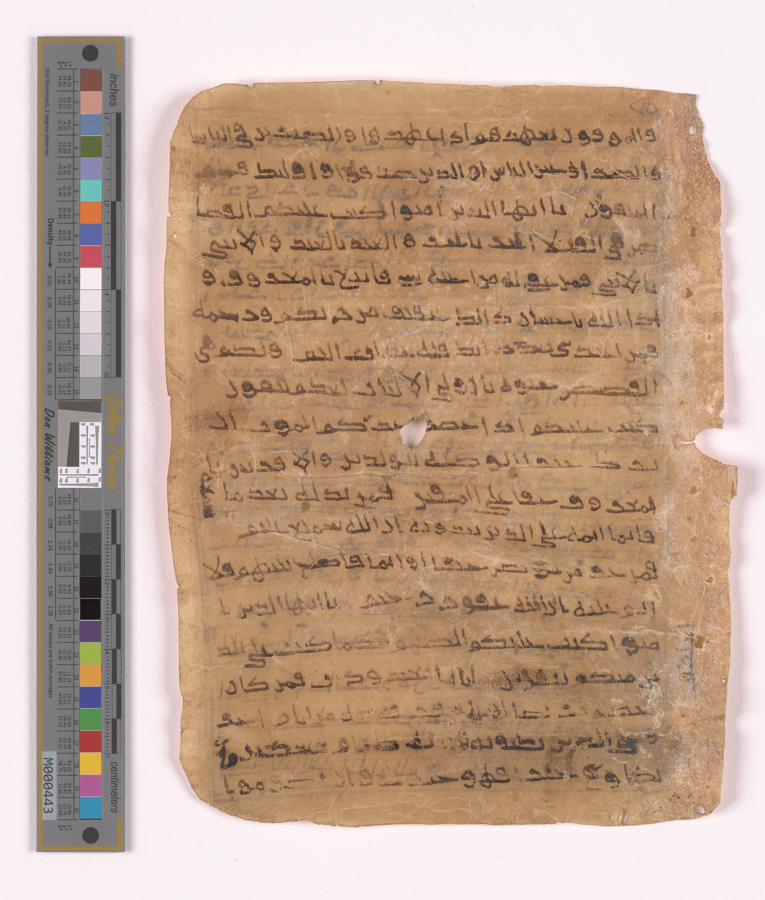 Doha, Qatar National Library HC.MS.03152, in unknown script style script, showing Surah 2:183 from Uncertain (possibly a modern copy) found in Unknown, currently housed at Qatar National Library, Doha