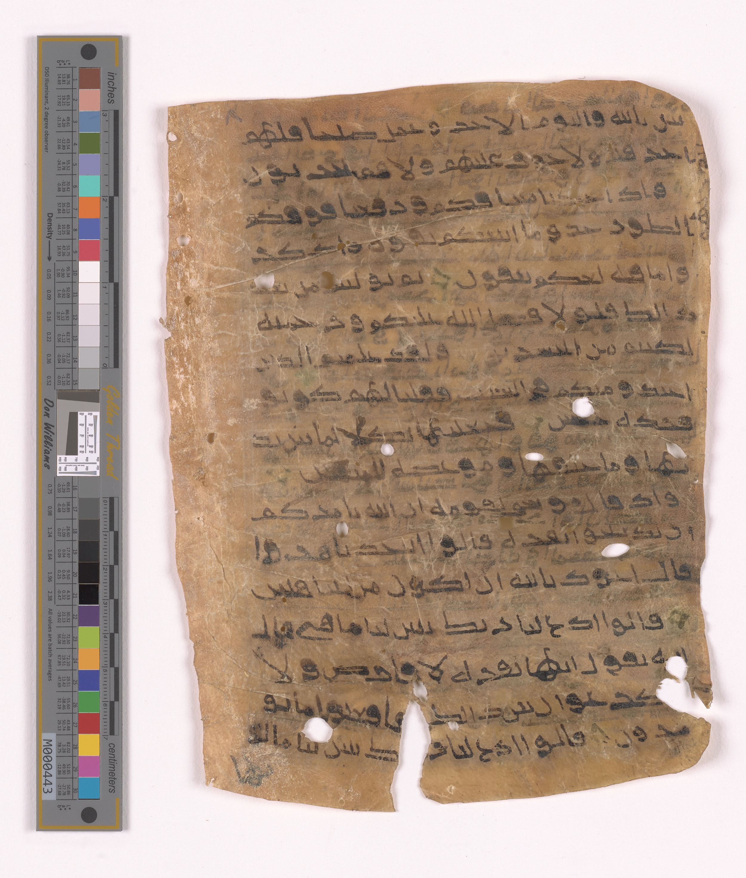 Doha, Qatar National Library HC.MS.03152, in unknown script style script, showing Surah 2:64 from Uncertain (possibly a modern copy) found in Unknown, currently housed at Qatar National Library, Doha