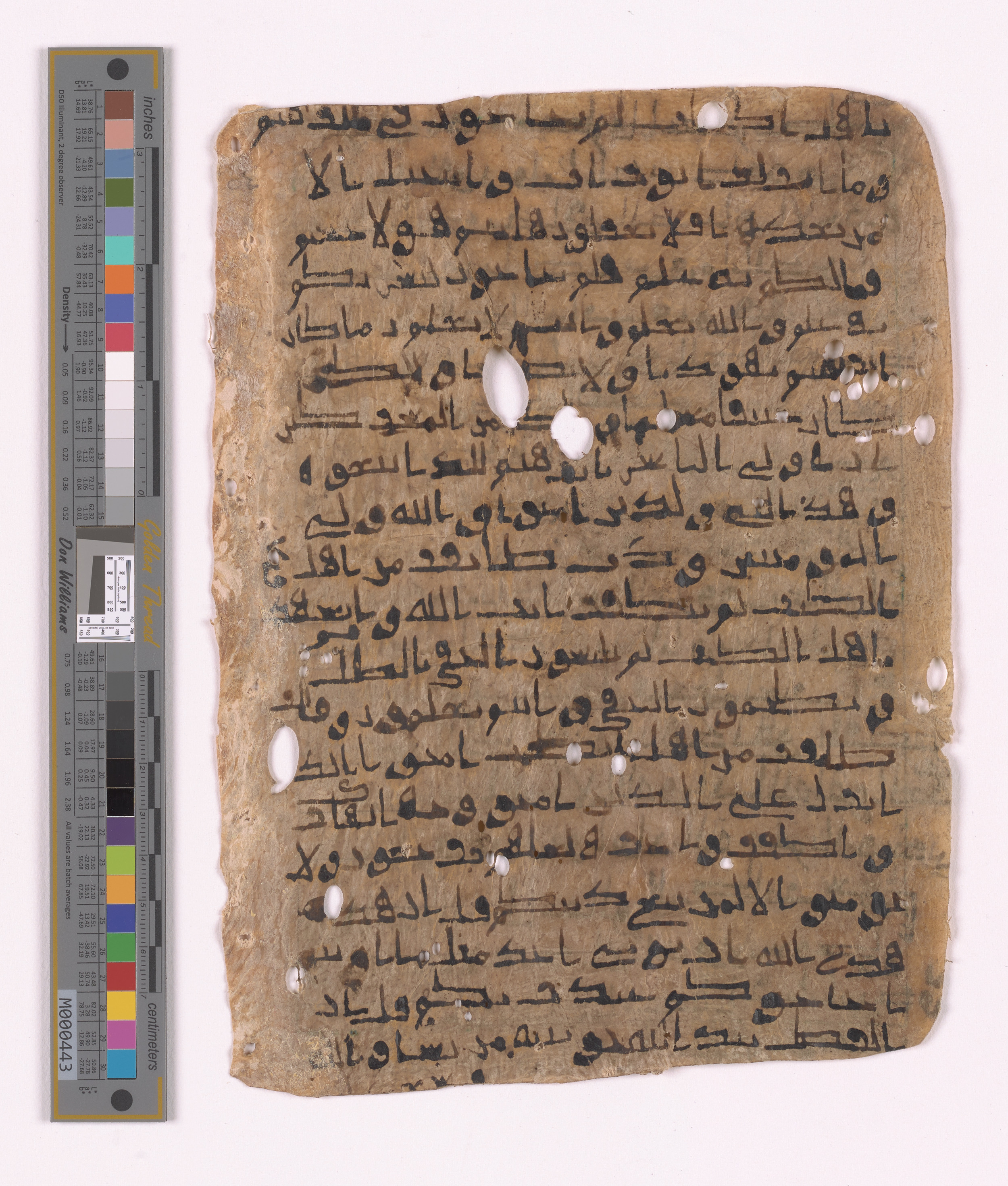 Doha, Qatar National Library HC.MS.03152, in unknown script style script, showing Surah 3:71 from Uncertain (possibly a modern copy) found in Unknown, currently housed at Qatar National Library, Doha