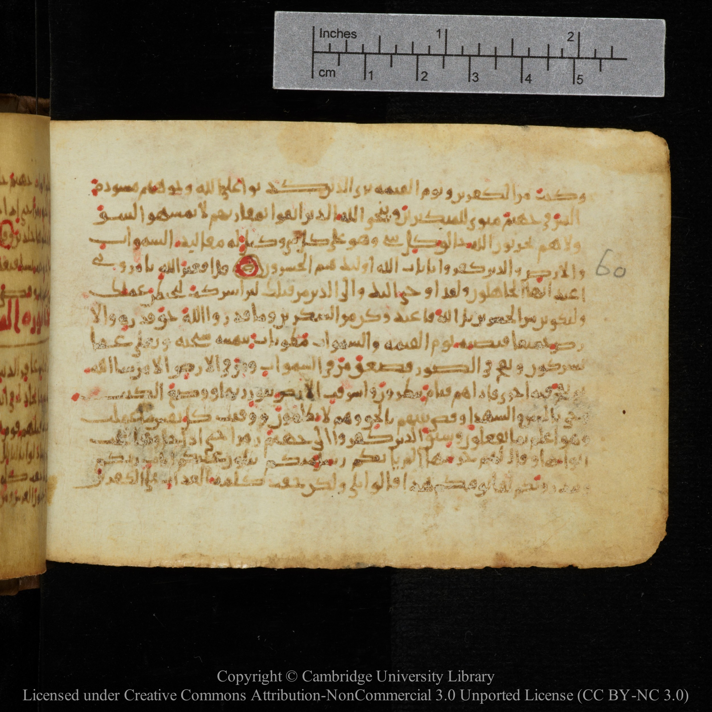 Cambridge, Cambridge University Library, MS Add.1141, in kūfī script, showing Surah 39:63 from 10th to 12th Century AD found in Sinai Peninsula, currently housed at Cambridge University Library, Cambridge