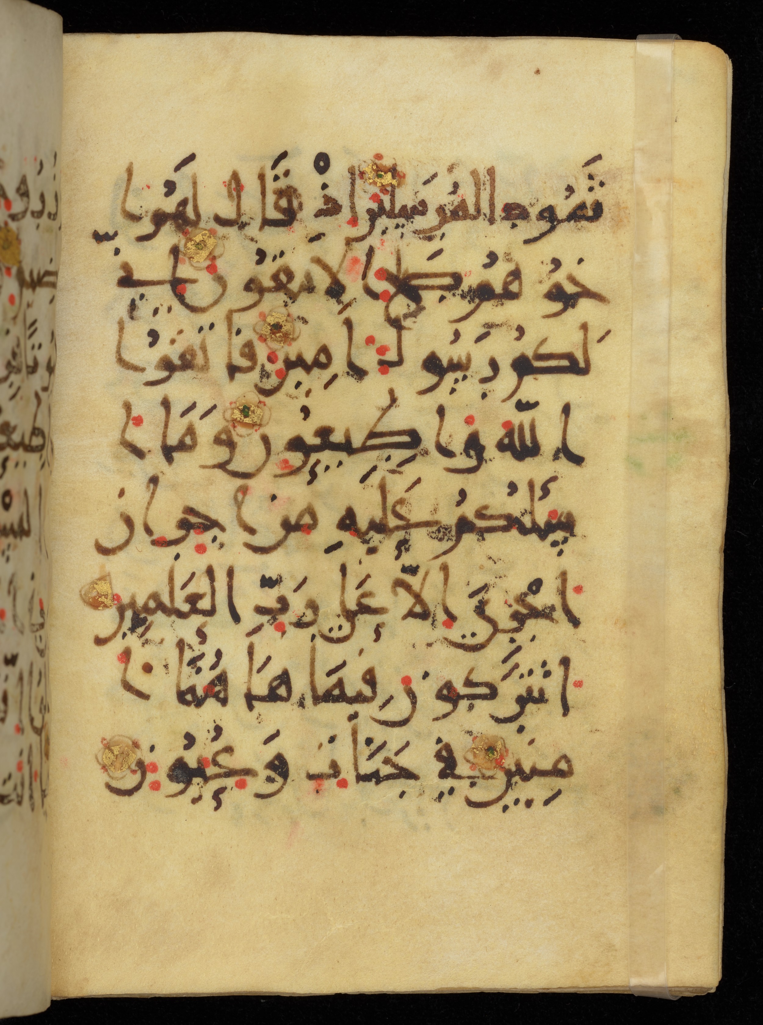 Khayqani Qurʾān (Is 1417A), in New Style III script, showing Surah 26:142 from 9th to Early 10th Century AD found in Unknown, currently housed at Chester Beatty Library, Dublin