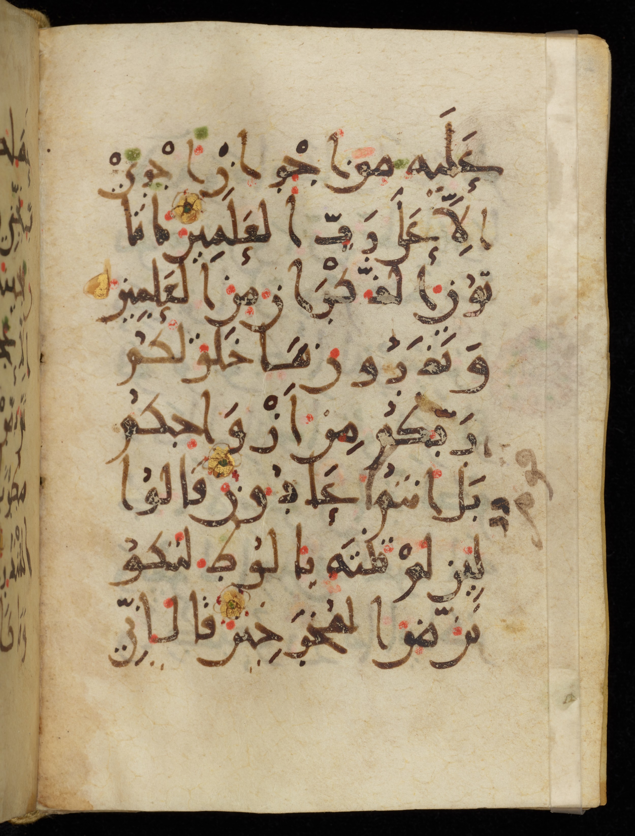 Khayqani Qurʾān (Is 1417A), in New Style III script, showing Surah 26:166 from 9th to Early 10th Century AD found in Unknown, currently housed at Chester Beatty Library, Dublin