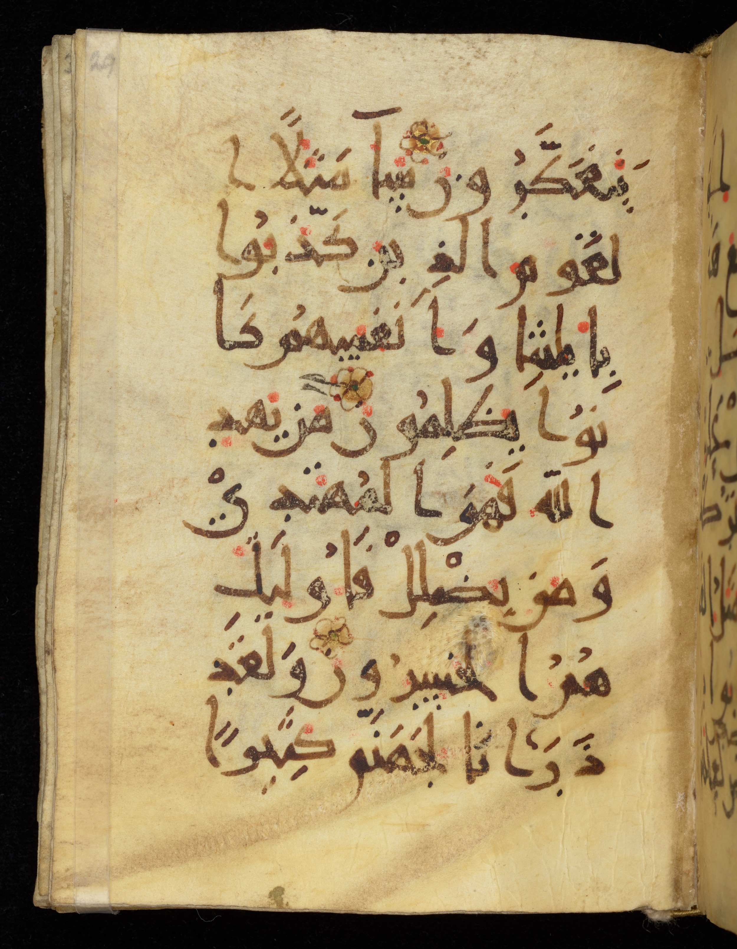 Khayqani Qurʾān (Is 1417A), in New Style III script, showing Surah 7:178 from 9th to Early 10th Century AD found in Unknown, currently housed at Chester Beatty Library, Dublin