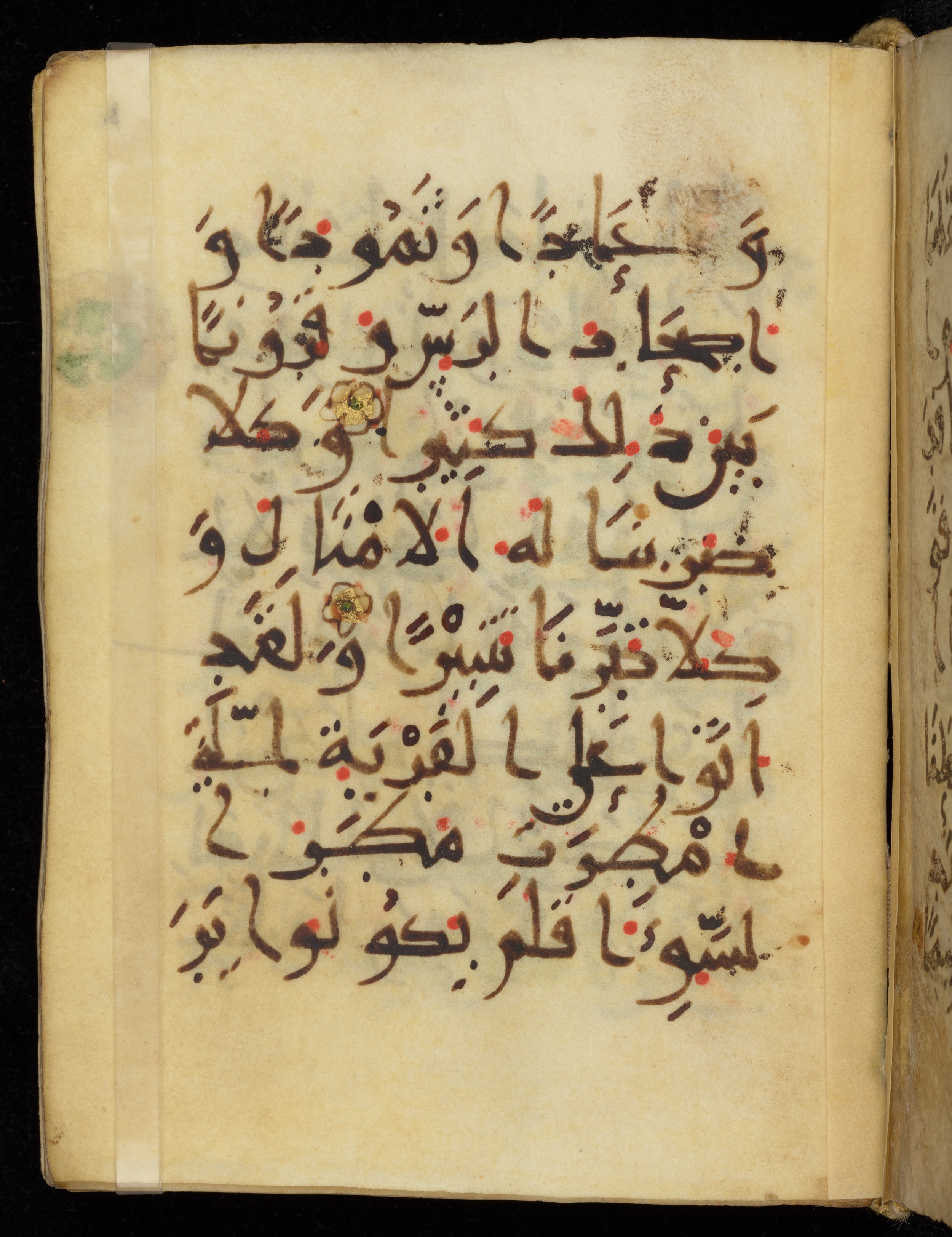 Khayqani Qurʾān (Is 1417A), in New Style III script, showing Surah 25:39 from 9th to Early 10th Century AD found in Unknown, currently housed at Chester Beatty Library, Dublin
