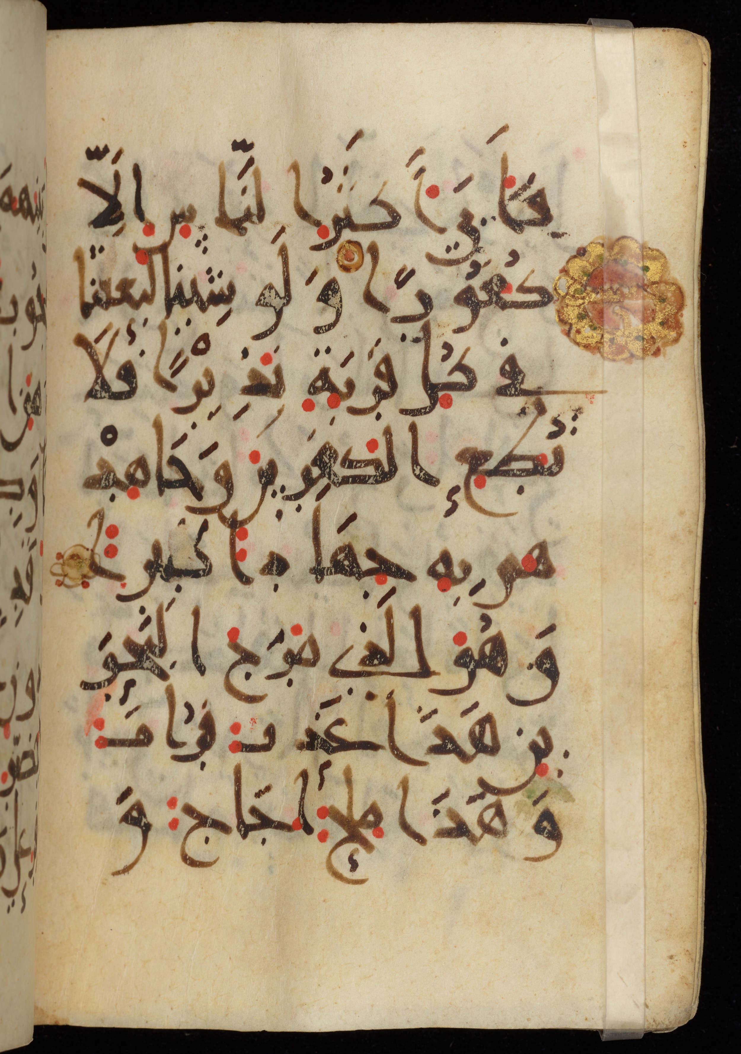 Khayqani Qurʾān (Is 1417A), in New Style III script, showing Surah 25:52 from 9th to Early 10th Century AD found in Unknown, currently housed at Chester Beatty Library, Dublin
