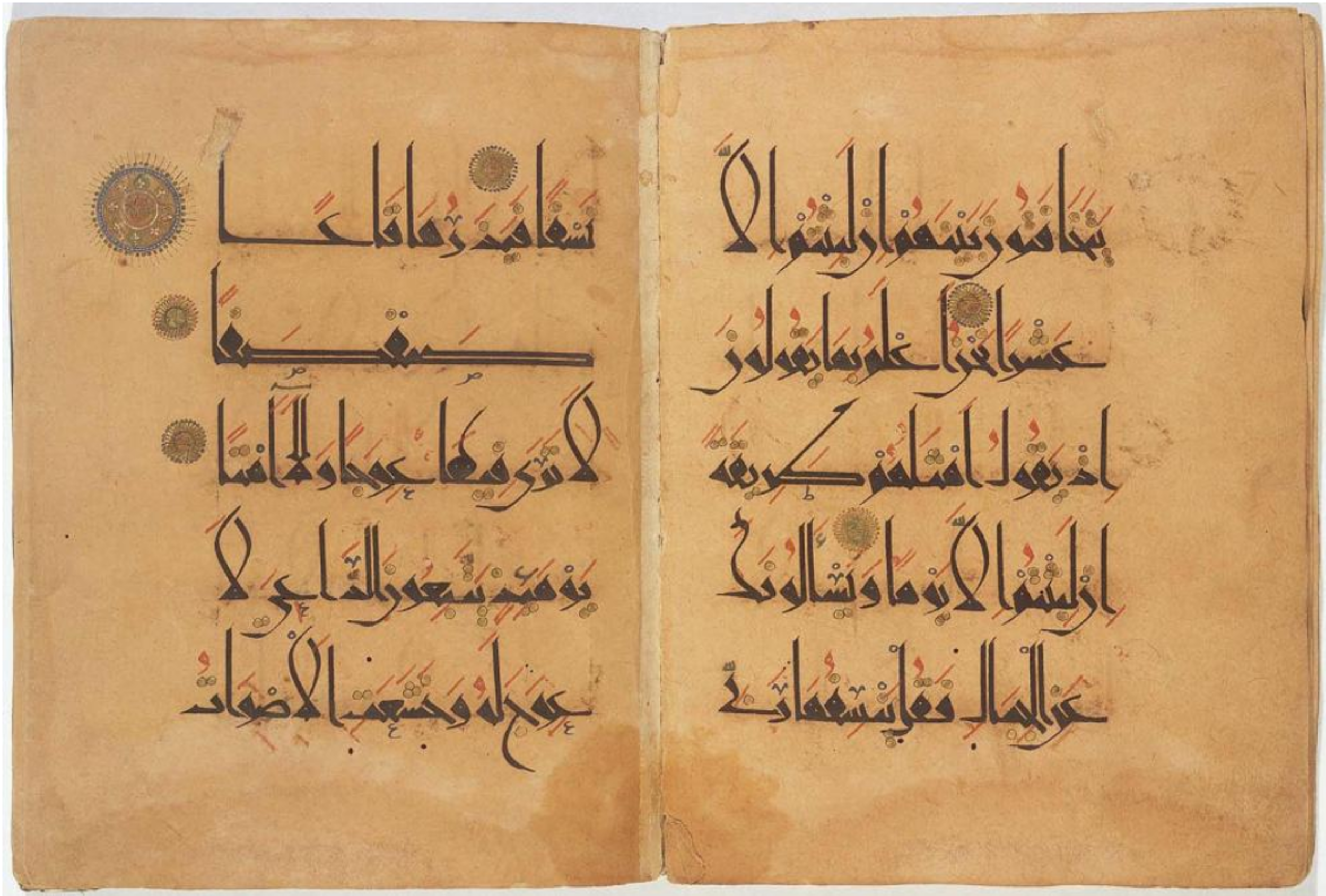 Boston, Massachussets, Museum of Fine Arts, 20.884 (Scan 2), in New style script, showing Surah 20:104 from 9th to 10th Century AD found in Unknown, currently housed at Museum of Fine Arts, Boston, Massachussets