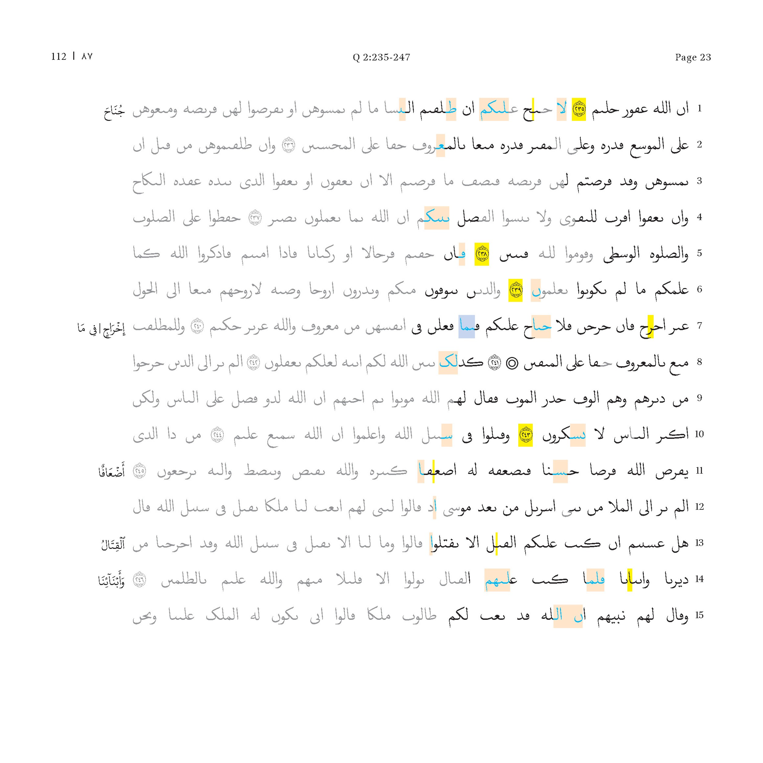 P. Hamb. Arab. 68 (Scan 3), in ḥiǧāzī IV script, showing Surah 2:239 from Mid 7th to Mid 8th Century AD found in Egypt, currently housed at Staats- und Universitätsbibliothek Hamburg, Hamburg, Germany