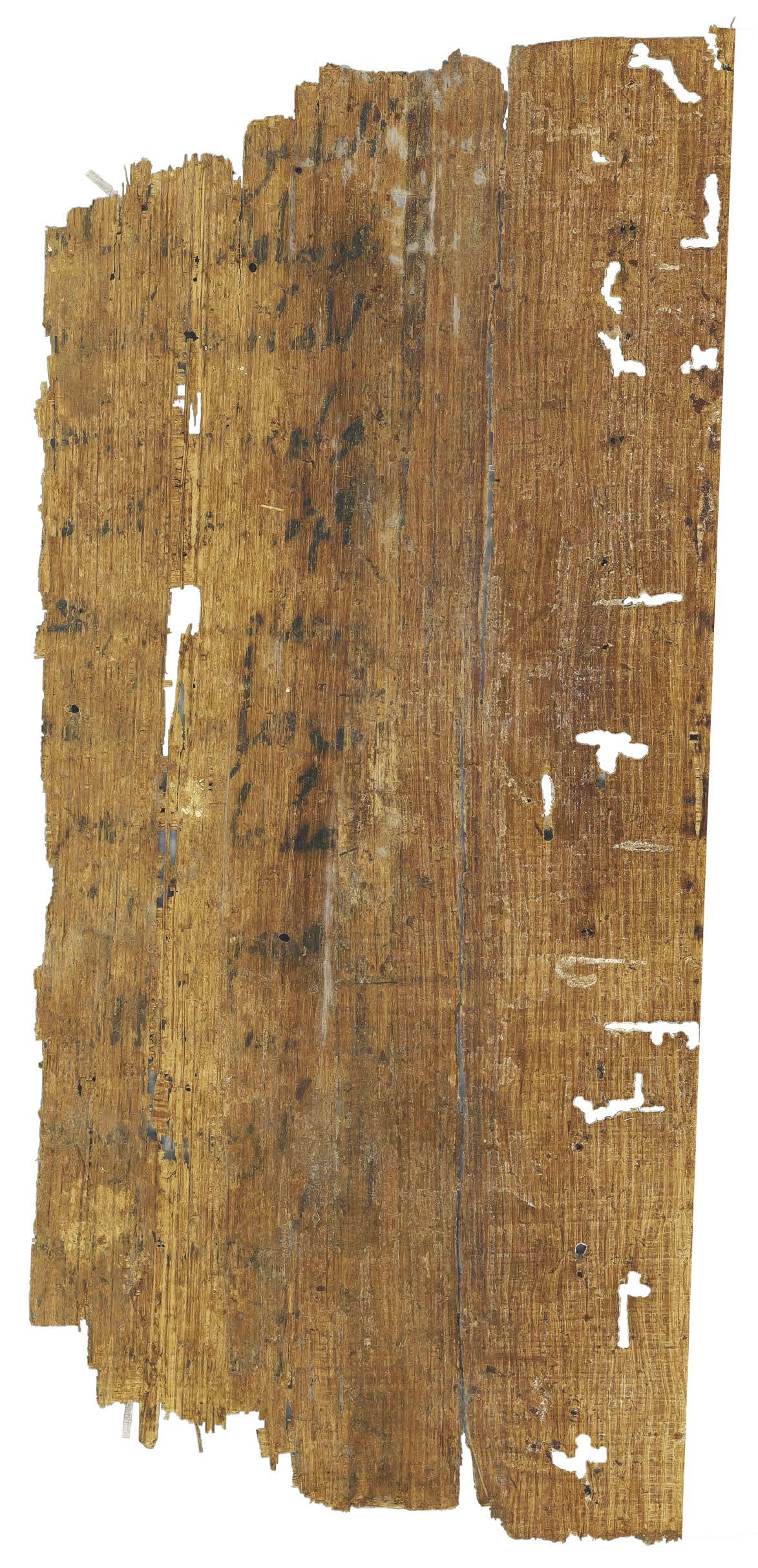 P. Hamb. Arab. 68 (Scan 1), in ḥiǧāzī IV script, showing Surah 2:22 from Mid 7th to Mid 8th Century AD found in Egypt, currently housed at Staats- und Universitätsbibliothek Hamburg, Hamburg, Germany