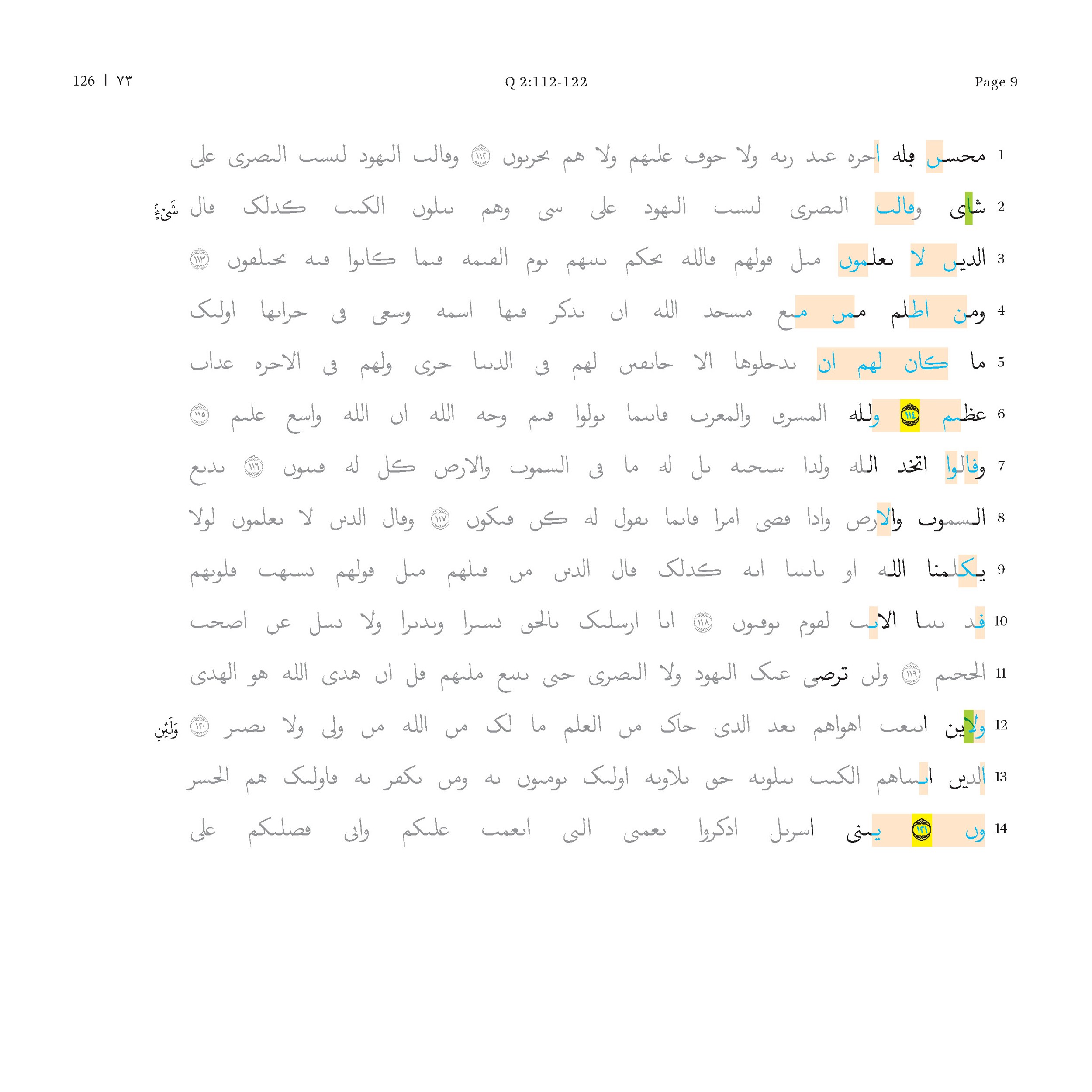 P. Hamb. Arab. 68 (Scan 3), in ḥiǧāzī IV script, showing Surah 2:113 from Mid 7th to Mid 8th Century AD found in Egypt, currently housed at Staats- und Universitätsbibliothek Hamburg, Hamburg, Germany