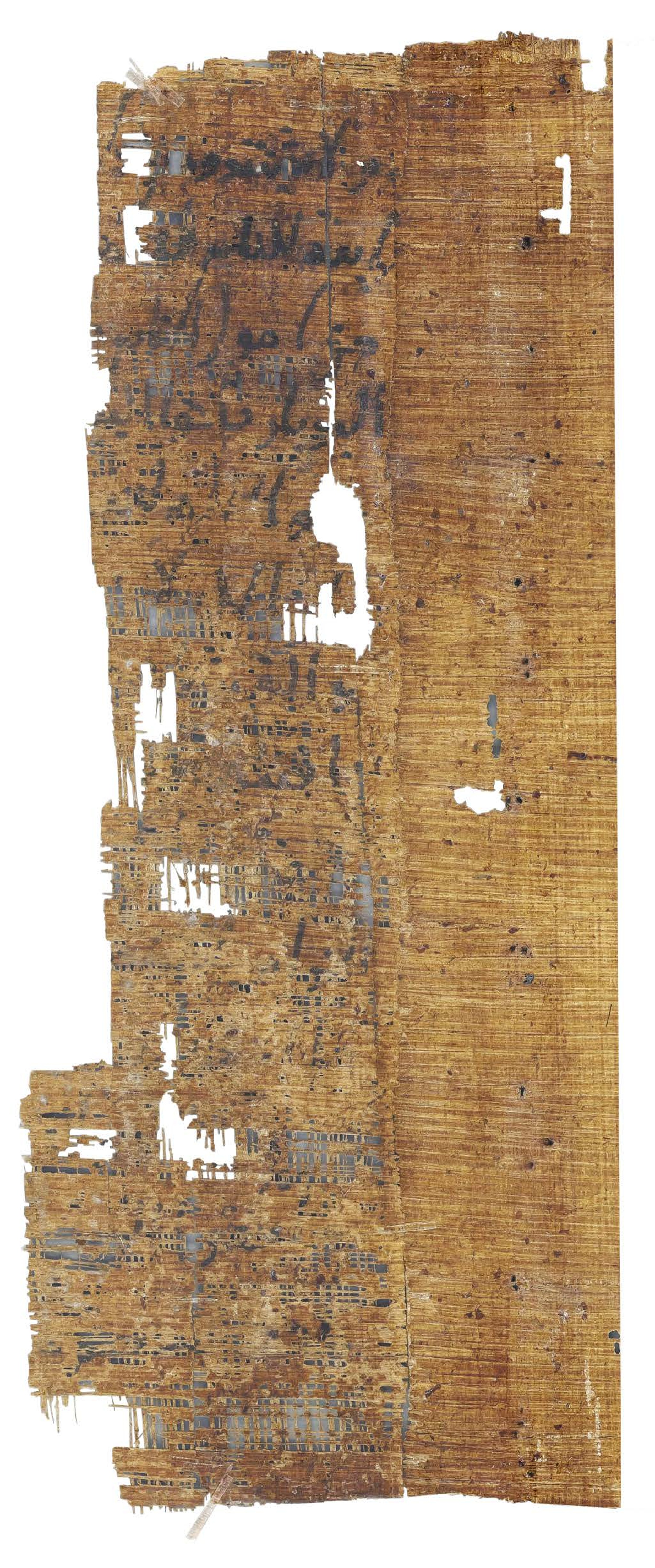 P. Hamb. Arab. 68 (Scan 2), in ḥiǧāzī IV script, showing Surah 2:192 from Mid 7th to Mid 8th Century AD found in Egypt, currently housed at Staats- und Universitätsbibliothek Hamburg, Hamburg, Germany